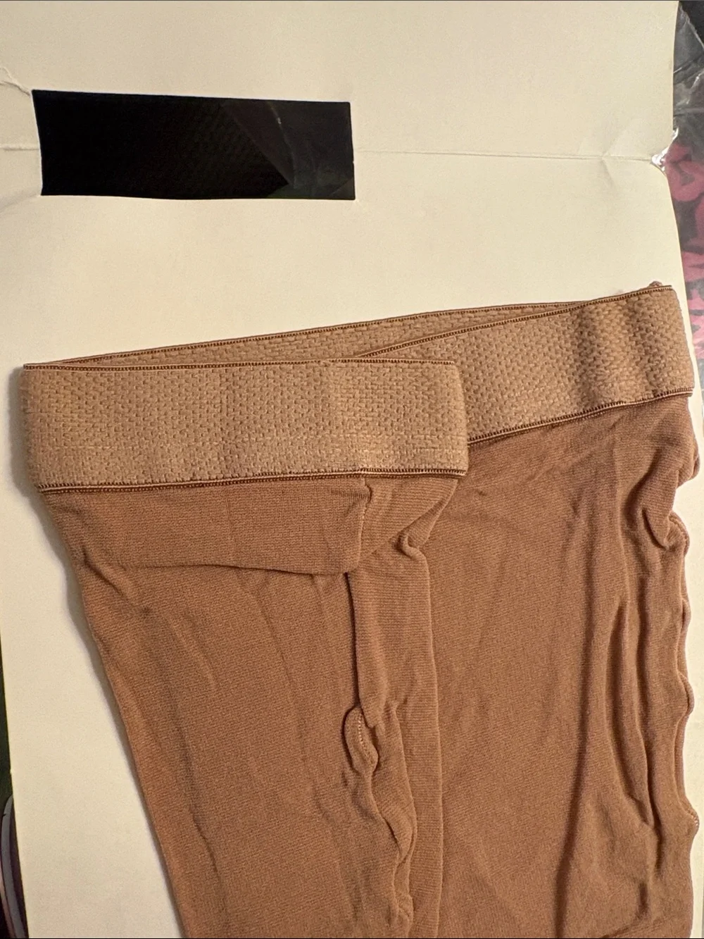 Capezio Kids Ankle Tights in Suntan size Large